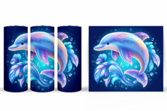 Dolphin Tumbler Design. Sea Tumbler Sublimation Product Image 2