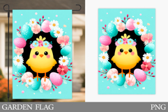 Easter Chick Garden Flag. Easter Garden Flag Design Product Image 1