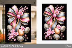 Easter Eggs Garden Flag. Easter Garden Flag Sublimation Product Image 1