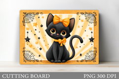 Halloween Cat Cutting Board. Halloween Cutting Board Product Image 1