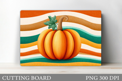 Pumpkin Cutting Board Design. Pumpkin Sublimation Product Image 1