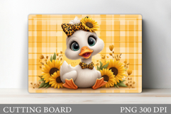 Cute Duck Cutting Board. Cute Duck Kitchen Cutting Board Product Image 1