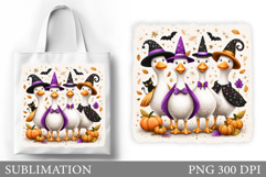 Halloween Goose Tote Bag. Halloween Tote Bag Sublimation Product Image 1
