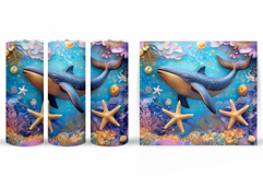 Whale Tumbler Design. Sea Tumbler Sublimation Product Image 2