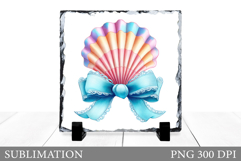 Seashell Slate Design. Seashell Sublimation Product Image 1