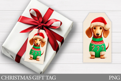 Christmas Gift Tags. Christmas Dog Gift Tag Printable Product Image 1