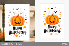 Halloween Pumpkin Garden Flag. Garden Flag Sublimation Product Image 1