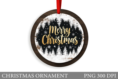 Merry Christmas Keychain. Christmas Keychain Design Product Image 1