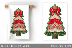 Christmas Tree Kitchen Towel. Christmas Kitchen Towel Product Image 1