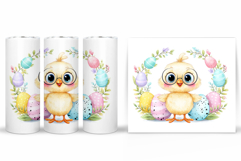 Easter Chick Tumbler Design. Easter Tumbler Sublimation Product Image 2