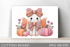 Cute Ghost Cutting Board. Cute Halloween Cutting Board Product Image 1
