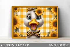 Cute Duck Cutting Board. Cute Duck Kitchen Cutting Board Product Image 1