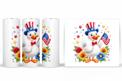 Patriotic Goose Tumbler. Patriotic Tumbler Sublimation Product Image 2