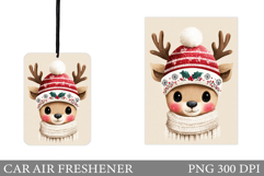 Cute Deer Car Air Freshener. Christmas Car Air Freshener Product Image 1