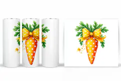 Carrot Tumbler Design. Carrot Sublimation Product Image 2
