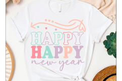 Happy New Year 2026 PNG SVG T-shirt design Year 2026 Product Image 2