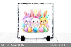 Easter Bunny Sublimation. Easter Bunny Slate Design Product Image 1