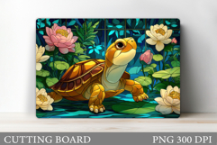 Turtle Kitchen Cutting Board. Turtle Cutting Board Design Product Image 1