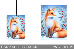 Cute Fox Car Air Freshener. Christmas Car Air Freshener Product Image 1