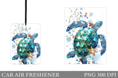 Turtle Car Air Freshener. Sea Car Air Freshener Design Product Image 1