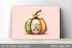Pumpkin Cutting Board Design. Pumpkin Sublimation Product Image 1