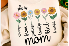 Mother's Day SVG She is Strong Png Product Image 4