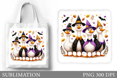 Halloween Goose Tote Bag. Halloween Tote Bag Sublimation Product Image 1