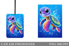 Cute Turtle Car Air Freshener. Sea Car Air Freshener Product Image 1