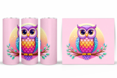 Owl Tumbler Sublimation. Owl Sublimation Product Image 2