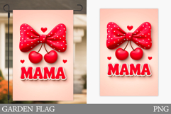 Mother's Day Garden Flag. Mother's Day Sublimation Product Image 1