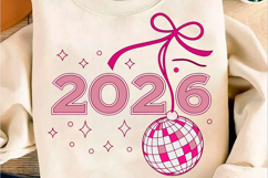 Pink Coquette New Year 2026 Png, Svg Product Image 2