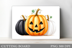 Halloween Pumpkin Cutting Board. Halloween Cutting Board Product Image 1