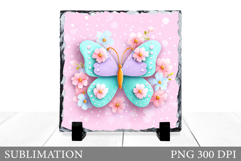 Butterfly Sublimation. Butterfly Slate Design Product Image 1