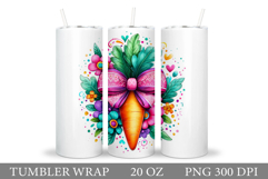 Carrot Tumbler Design. Carrot Sublimation Product Image 1