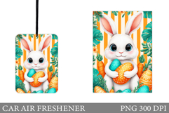 Easter Bunny Car Air Freshener. Easter Car Air Freshener Product Image 1