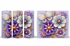 Butterfly Tumbler Design. Butterfly Tumbler Sublimation Product Image 2
