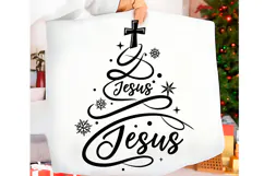 Jesus SVG PNG, Christian Christmas Shirt Product Image 2