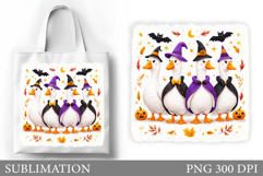 Halloween Goose Tote Bag. Halloween Tote Bag Sublimation Product Image 1