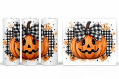 Halloween Pumpkin Tumbler Wrap. Halloween Tumbler Design Product Image 2