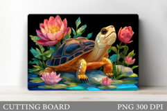 Turtle Kitchen Cutting Board. Turtle Cutting Board Design Product Image 1