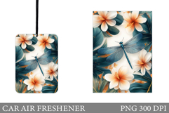 Dragonfly Car Air Freshener. Dragonfly Sublimation Product Image 1