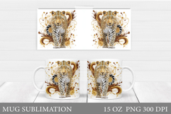 Leopard Mug Design. Leopard Sublimation Product Image 1