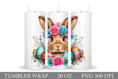 Easter Bunny Tumbler Design. Easter Tumbler Sublimation Product Image 1