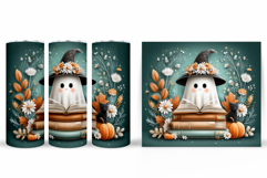 Cute Ghost Tumbler Sublimation. Halloween Tumbler Design Product Image 2