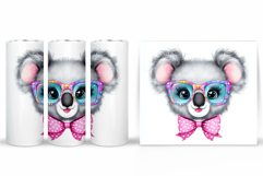 Cute Koala Tumbler Sublimation. Funny Koala Tumbler Design Product Image 2