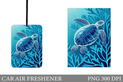 Turtle Car Air Freshener. Sea Car Air Freshener Design Product Image 1