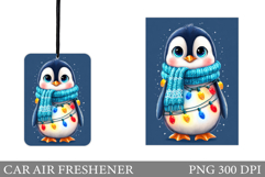 Cute Penguin Car Air Freshener. Christmas Car Air Freshener Product Image 1