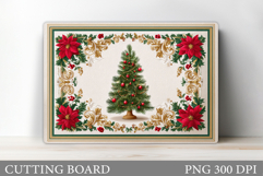 Christmas Tree Cutting Board. Kitchen Cutting Board Design Product Image 1