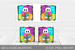 Halloween Ghost Mug Design. Cute Halloween Mug Sublimation Product Image 1