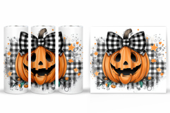 Halloween Pumpkin Tumbler. Halloween Tumbler Sublimation Product Image 2